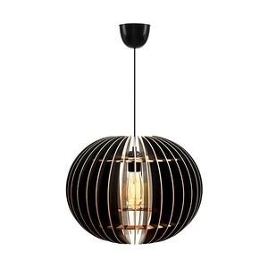 WellHome Pendel-Deckenleuchte Rund 70 cm in Schwarz Farbe Sphere Design