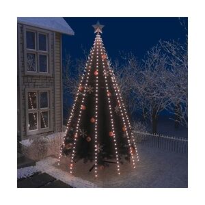 vidaXL Weihnachtsbaum-Lichternetz mit 500 LEDs 500 cm