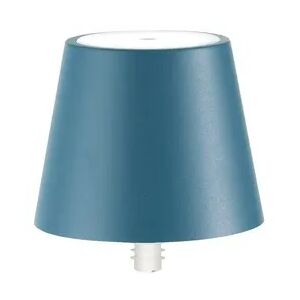 Poldina STOPPER LED-Lampe von Zafferano, wiederaufladbar und tragbar, Farbe Luftfahrtblau