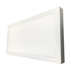 Lecom 60x30 Aufputz LED Deckenleuchte Panel Quadrat 24 Watt  inkl. Rahmen Kaltweiß