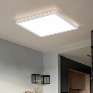 ETC-SHOP Badezimmer Lampe led Deckenleuchte Deckenlampe IP44 led Panel, 3 Stufen über Wandschalter, Backlight, weiß, 18W 1600Lm warmweiß, LxH 29,4x2,5