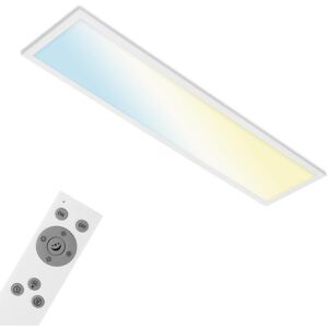 Cct led Panel Briloner leuchten piatto s, 28 w, 3000 lm, IP20, weiß, Kunststoff-Metall, Dimmbar, cct, 100 x 25 x 6,6 cm