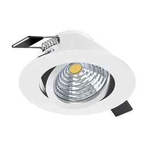 Eglo LED Einbauspot Saliceto in Weiß 6W 450lm 2700K rund - white