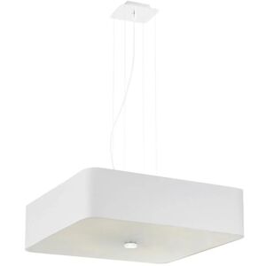 Pendelleuchte Lis in Weiß E27 5-flammig 550x550mm - white - Famlights