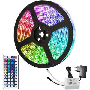 4M led Streifen Leiste set led Strip LichtBand rgb Lichterkette 30LEDs 5050SMD mit 44 Tasten Fernbedienung - Hengda