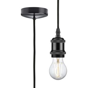 1.8m E27 Suspension Vintage - Noir Mat 230V IP20 80W - Knightsbridge