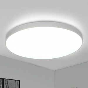 GOECO LED-Deckenleuchte 18W, Moderne Deckenlampe 2050LM Rund Weiß Wasserdicht IP44, Deckenleuchte Wohnzimmer für Schlafzimmer, Küche, Badezimmer, Ø23CM
