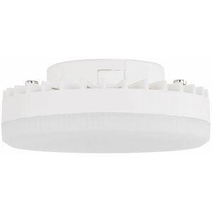 Globo 7 Watt led Leuchtmittel GX53 Rund, Kunststoff opal, 550 Lumen 3000K warmweiß, h 2,8 cm