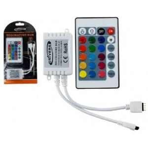 TRADE SHOP TRAESIO Ir-fernbedienung 24 tasten lichtmusik 12V für te-rgb rgb-led-streifen