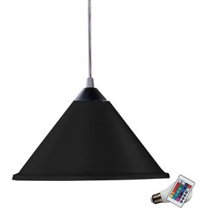 ETC-SHOP Decken Pendel Leuchte Wohn Zimmer Hänge Lampe Dimmer Fernbedienung im Set inkl. rgb led Leuchtmittel