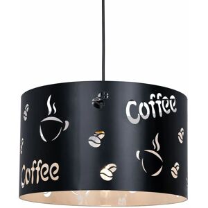 ETC-SHOP Pendel Leuchte dimmbar Coffee Hänge Lampe Fernbedienung im Set inklusive rgb led Leuchtmittel