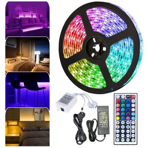 2M led Streifen set , rgb led Stripe 5050 smd, led Strip 30 LEDs, led not wasserdicht(IP20), mit 44 Tasten Fernbedienung - Swanew