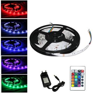 3M led Streifen Lichtband Beleuchtung led Strip Lichterkette rgb led Stripe Band Strip Farbwechsel 30LEDs IP20 mit 24 Tasten Fernbedienung - Tolletour