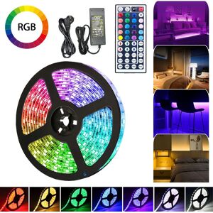 3M led Streifen Lichtband Beleuchtung led Strip Lichterkette rgb led Stripe Band Strip Farbwechsel 30LEDs IP20 mit 44 Tasten Fernbedienung - Vingo