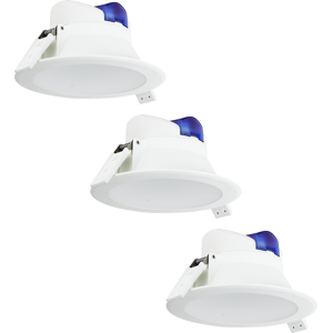 Aigostar Komplettset mit 3 LED Downlights Convexo 7 Watt 6000K IP44 Weiß