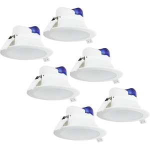 Aigostar Komplettset mit 6 LED Downlights Convexo 7 Watt 6000K IP44 Weiß