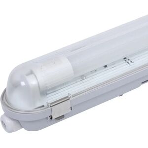 Hoftronic LED Feuchtraumleuchte IP65 150 cm 3000K Inkl. 24 Watt LED Röhre