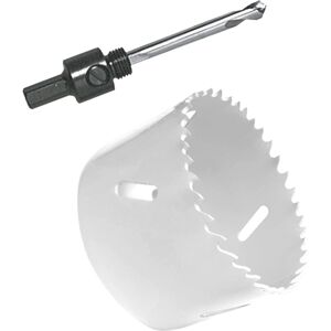 HOFTRONIC™ Bohrlochsäge Set Ø 28 mm Bi-Metall + Adapter mit Bohr