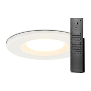 HOFTRONIC™ Set mit 16 Stück dimmbaren LED Einbaustrahlern weiß Venezia 6 Watt 2700K IP65 inkl. Fernbedienung