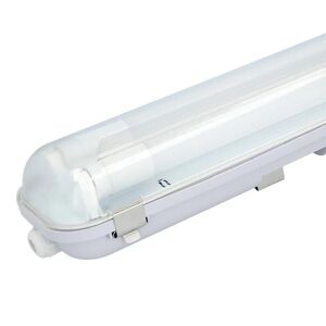 HOFTRONIC™ LED Feuchtraumleuchte IP65 120 cm 6000K Inkl. 2x18 Watt LED Röhre 3960 Lumen