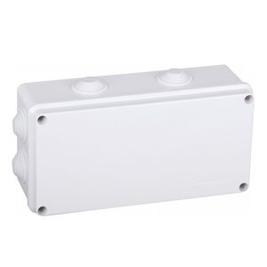HOFTRONIC™ Anschlussdose Abzweigdose IP65 spritzwassergeschützt Größe 200x100x70 mm (8 Flexibele Eingangskanäle)