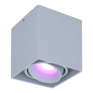 Hofronic Intelligenter WiFi LED Deckenaufbaustrahler Esto Grau RGBWW GU10 IP20 Schwenkbar