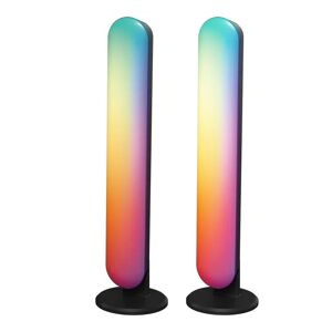 HOFTRONIC™ Double Radiance - LED-Leiste - RGB Flow Color Lichtleiste - Google Assistant & Amazon Alexa - WiFi + Bluetooth - Musiksynchronisation - Farbambiente - 2 Jahre Garantie
