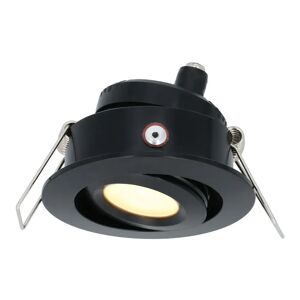 HOFTRONIC™ Sienna - LED-Einbaustrahler 12 Volt - Beleuchtung Terrassenüberdachung - 3 Watt - Schwenkbar - 2700K 200 Lumen - IP44 - Schwarz