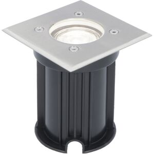 V-TAC Dimmbarer LED Bodenstrahler - Quadratisch - Edelstahl - 6000K tageslichtweiß - 5 Watt - IP65 Strahlwasserdicht - 3 Jahre Garantie