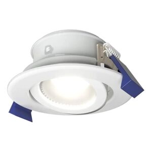 HOFTRONIC™ Lima LED-Einbaustrahler - Kippbar - 6000K - Tageslichtweiß - IP65 wasser- und staubdicht - Außenbereich - Badezimmer - Auswechselbare Lichtquelle GU10 - 5 Watt - Sicherheitsglas - Weiß - 2 Jahre Garantie