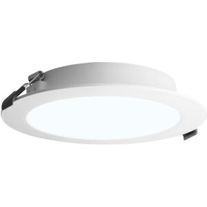 HOFTRONIC™ LED Einbaustrahler Ultra Flach - Deckenspot weiß - Einbautiefe 25mm - 12W 1160lm - Rund - 6500K Kaltweiß - Ø170 mm - IP20 für Innen