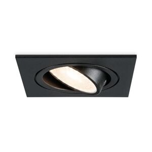 HOFTRONIC™ Dimmbarer LED Einbaustrahler Mallorca Schwarz Viereckig - Schwenkbar - 5 Watt - IP20 - 4000K Neutralweiß - LED spots Decke - LED Einbaustrahler flach