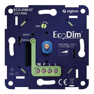 Ecodim Zigbee Eingebauter intelligenter LED-Dimmer 0-200 Watt Phasenabschnitt ECO-DIM.07