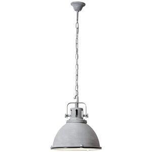 Brilliant Lampe Jesper Pendelleuchte 38cm Glas Grau Beton 1x A60, E27, 60w, - Neu Grau