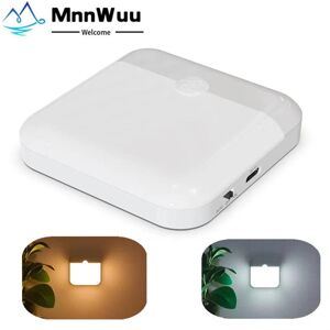 Mnnwuu Motion Sensor Licht Mit Schalter Led Nachtlicht Usb Aufladbare Nacht Lampe Für Küche Schrank Garderobe Lampe Treppenhaus Licht