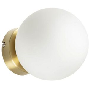 Kave Home Mahala Wandlampe - goldfarben - 18x15x15 cm