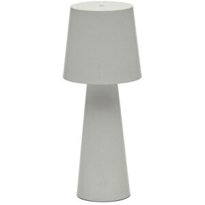 Kave Home Arenys Tischlampe - grau - 40x16x16 cm