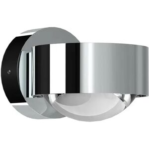 Top Light Puk Mini Wall Wandleuchte Linse klar / Glas matt   LED   chrom