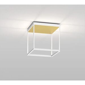 serien.lighting Reflex² M 300 Deckenleuchte weiß   DALI dimmbar / 1-10V (für 5-adrige Netzleitung)   Reflektor Pyramidenstruktur gold   tunable white (2200 - 4000 K)