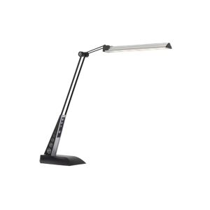 BRILLIANT Lampe Jaap LED Schreibtischleuchte schwarz/chrom   1x 6W LED integriert, (420lm, 5500K)   Mit 3-Stufen-Touchdimmer