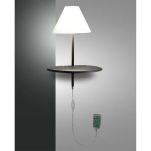 Fabas Luce Wandleuchte GOODNIGHT 8W LED 720lm warmweiß Dimmer+ USB-Port - anthrazit EEK...