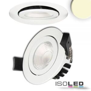 Fiai IsoLED LED Einbaustrahler schwenkbar weiß 8W warmweiß 650lm 60° IP65 EEK F [A-G]