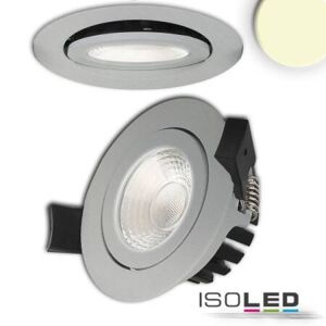 Fiai IsoLED LED Einbaustrahler schwenkbar silber 8W warmweiß 650lm 60° IP65 EEK F [A-G]