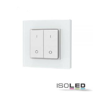 Fiai IsoLED Sys-Pro Single Color 2 Zonen Aufputz-Tast-Fernbedienung mit Batterie