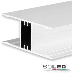 Fiai IsoLED LED Aufbauleuchtenprofil HIDE DOUBLE Aluminium weiß RAL 9003, 200cm