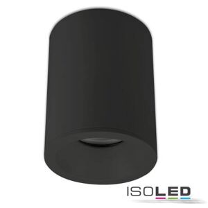 Fiai IsoLED Deckenaufbauleuchte rund Sockel GU10 IP65 schwarz matt exkl. Leuchtmittel