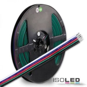 Fiai IsoLED 10m RGB(W) Kabel 5-polig 5x0,5mm 12V DC 24V DC
