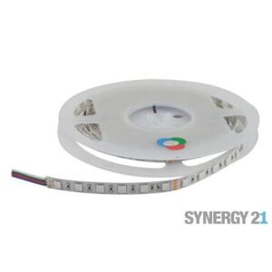 SYNERGY21 LED Streifen 5m RGB 72W 12V DC 300 SMD5050 510lm/m EEK G [A-G]