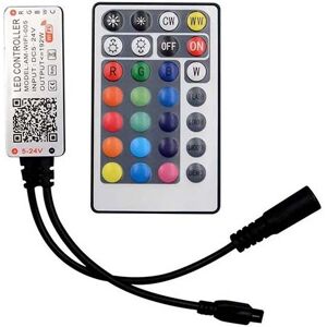 V-Tac Vt-2429 Wifi Controller Mit Ir-Fernbedienung Für Led-Streifen 3in1+rgb 12v/24v 28 Tasten Works With Smartphone - Sku 2900