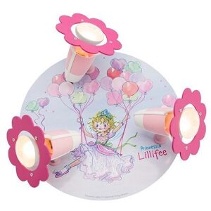 ELOBRA Kinderleuchten Elobra No. 130926 Deckenleuchte Rondell Prinzessin Lillifee Ballonschaukel 3-flammig,Rosa